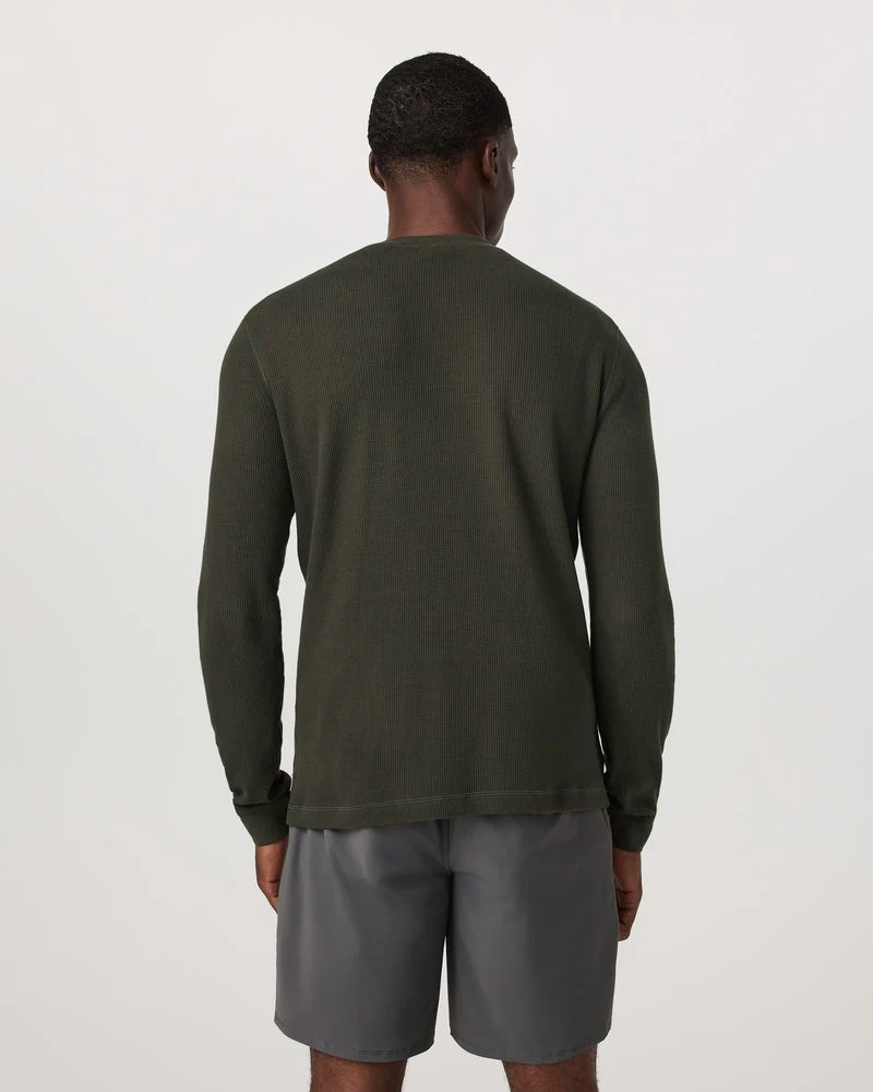 Men's Waffle Crew Long-Sleeve Shirt - Image 2