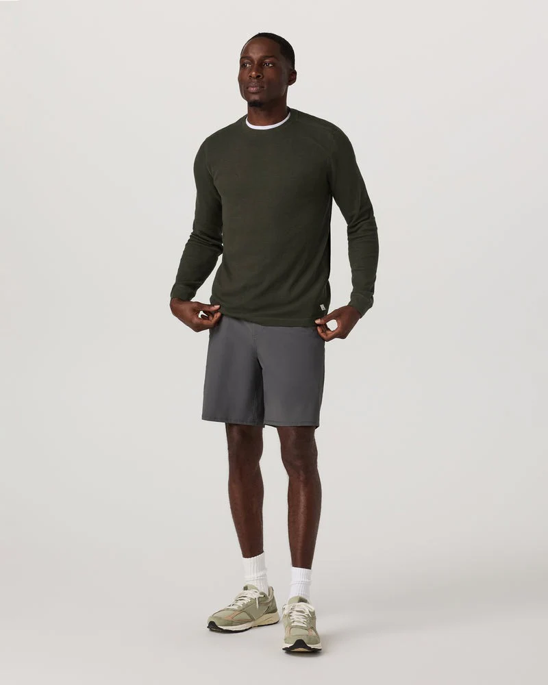 Men's Waffle Crew Long-Sleeve Shirt - Image 4