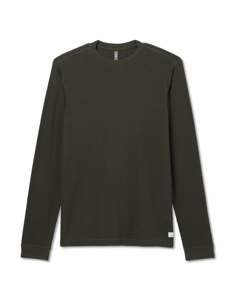 Men's Waffle Crew Long-Sleeve Shirt - Image 5