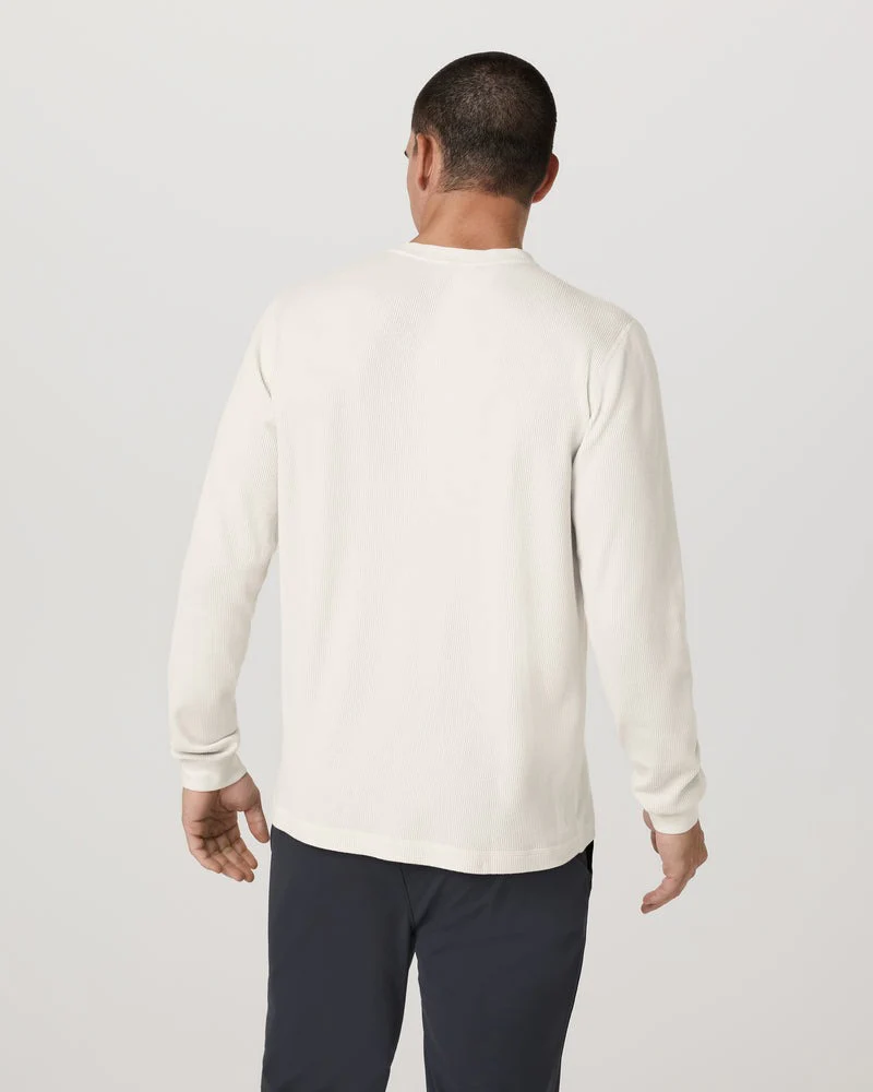 Men's Waffle Henley - Image 2