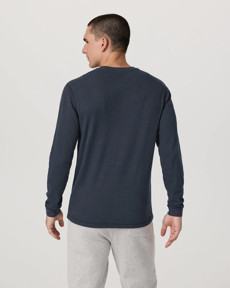 Men's Waffle Henley - Image 2