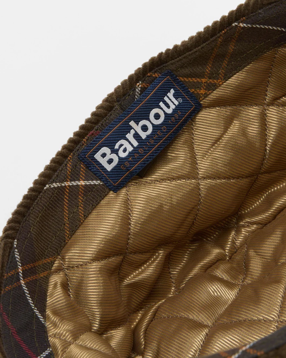 Men's Westdale Cord Flat Cap - Image 4
