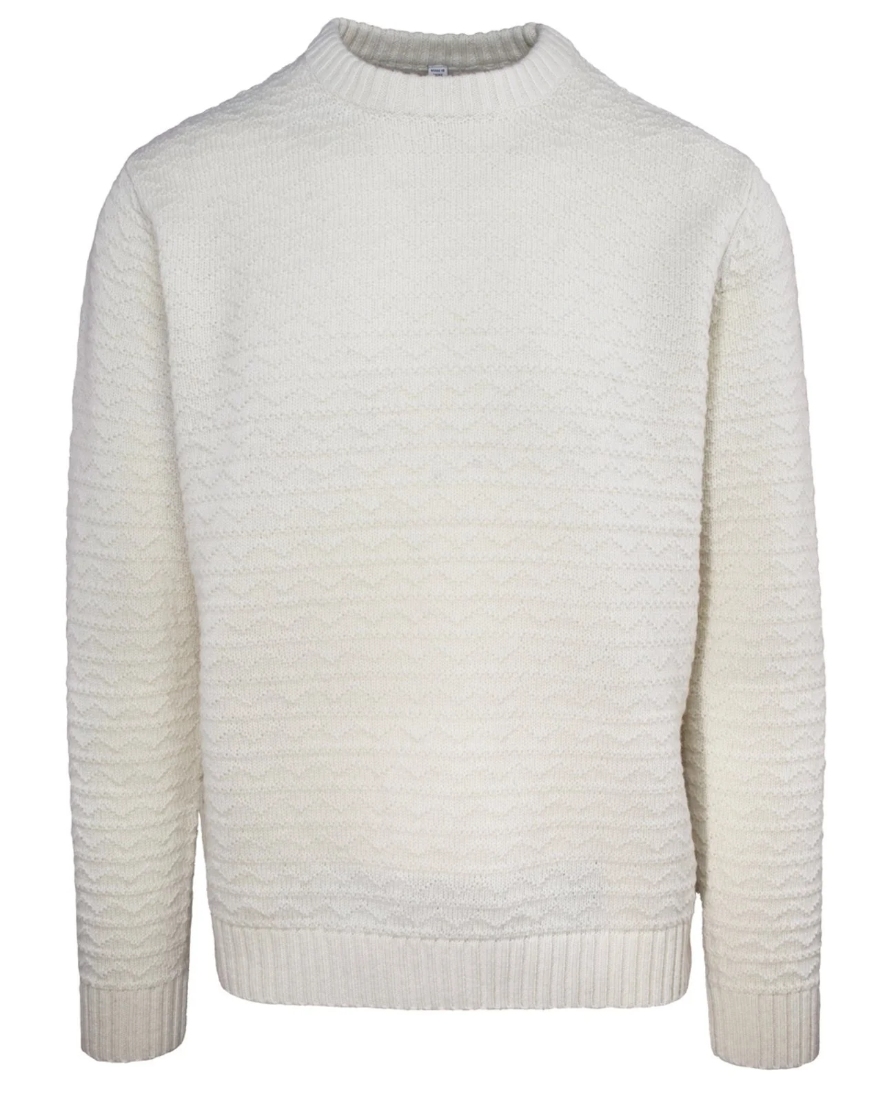 Men's Zig-Zag Knit Sweater