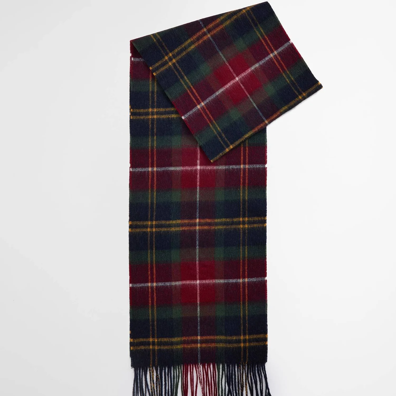 Merino Cashmere Tartan Scarf
