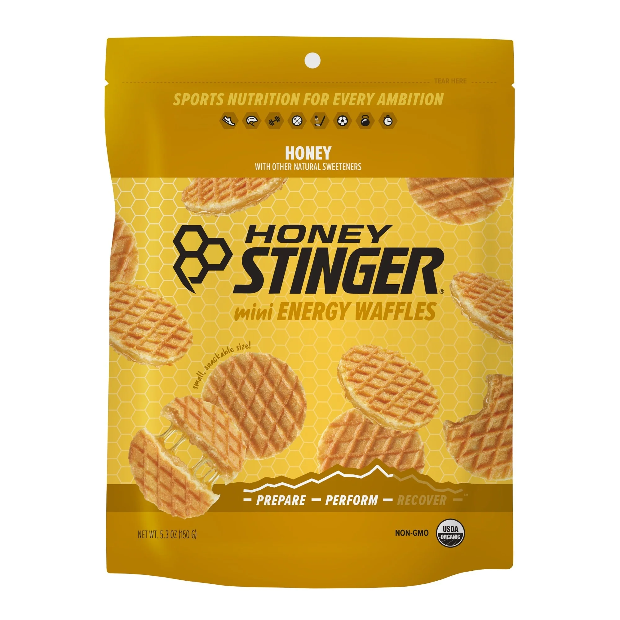 Mini Energy Waffles - Honey