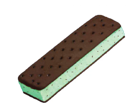Mint Chocolate Chip Ice Cream Sandwich - Image 3