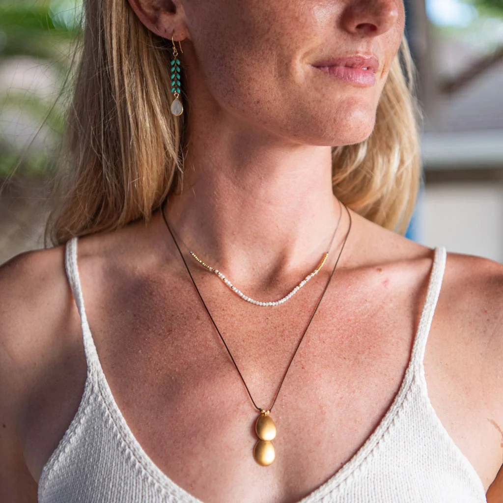 Mirage Necklace - Mother of Pearl 16" - Image 3