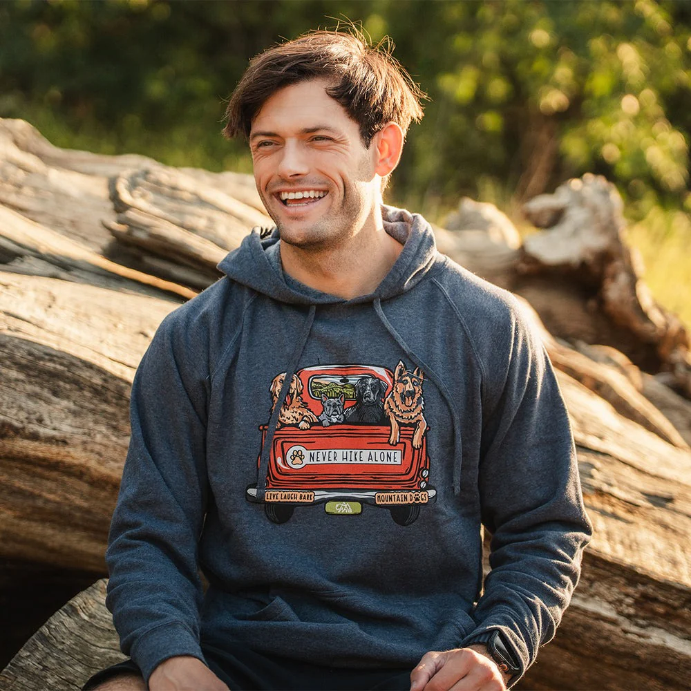 Never Hike Alone Hoodie - Image 2