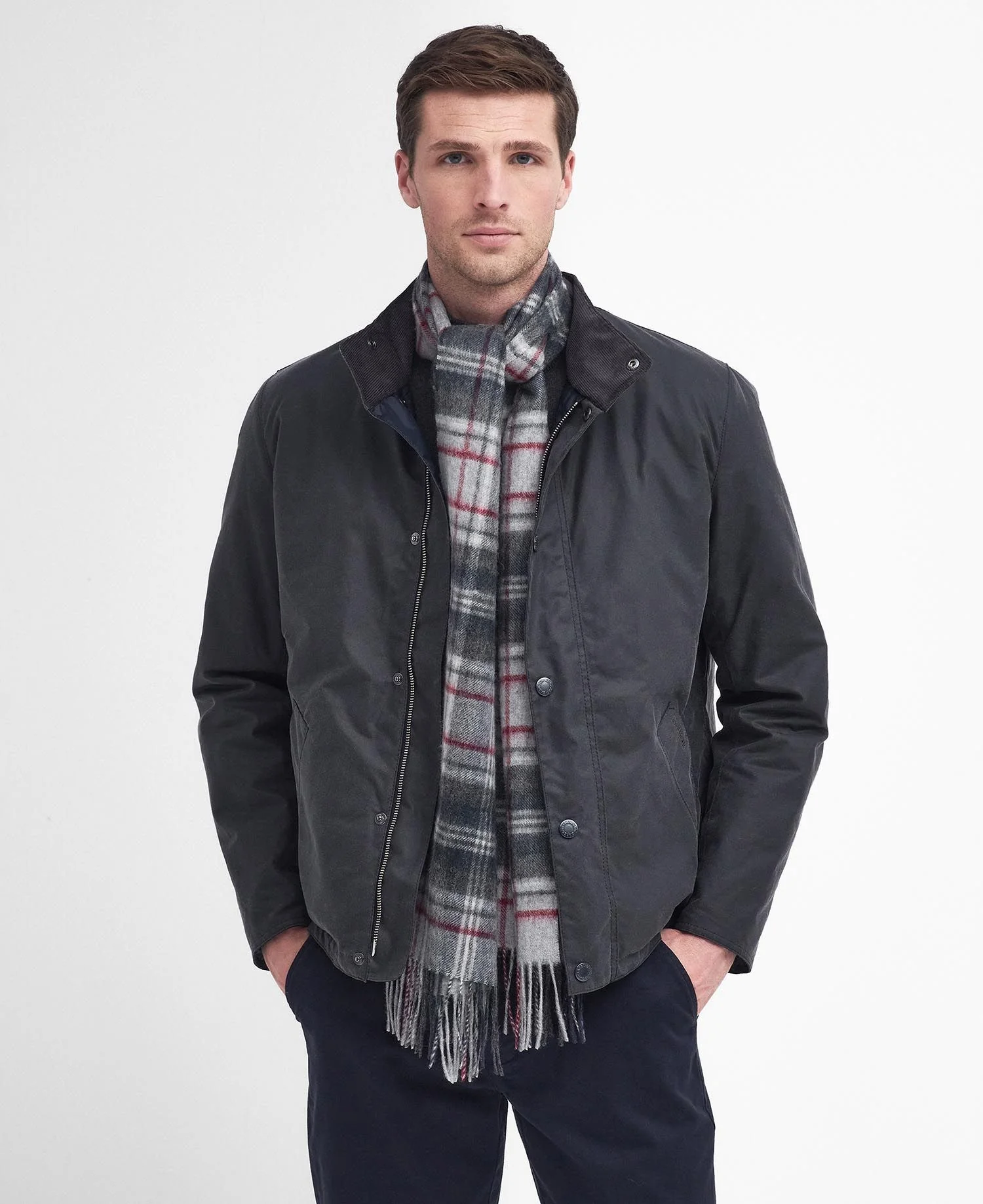 New Check Tartan Scarf - Image 2