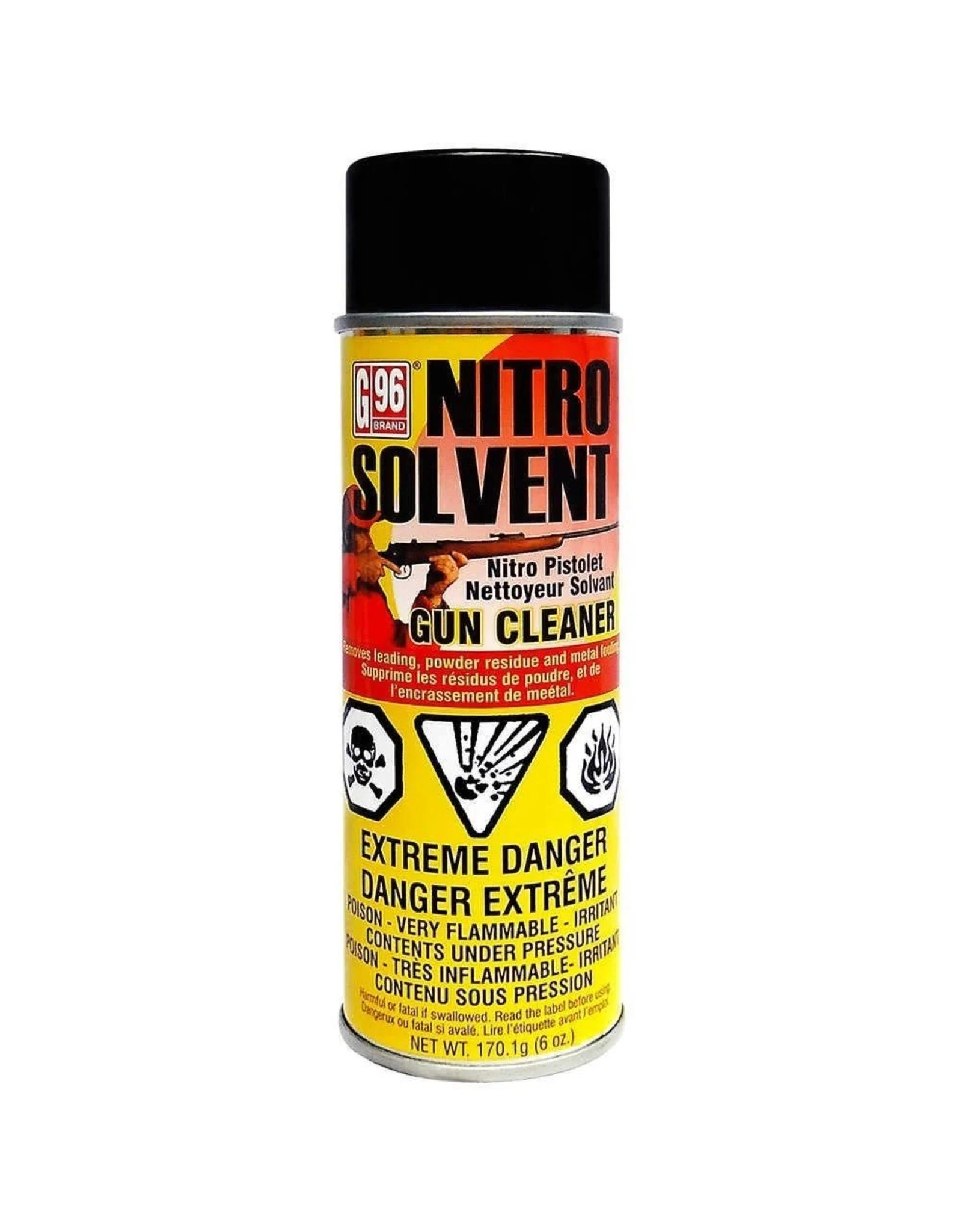 Nitro Solvent Aerosol Gun Cleaner - 6oz.