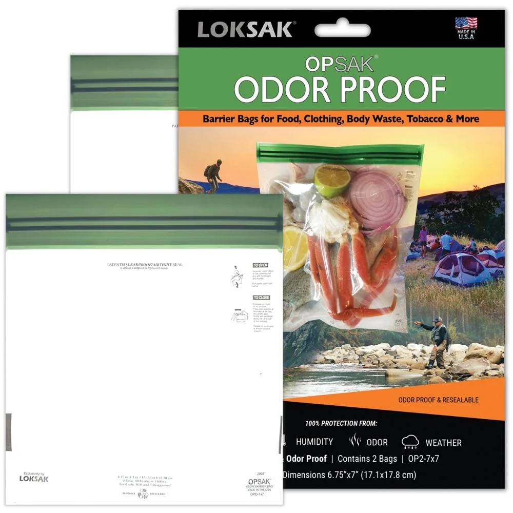 Opsak Odor Proof Bags - 7x7 (2pk)
