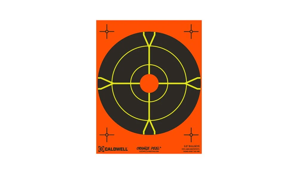Orange Peel "Bullseye" Targets - 5.5" (10pk)