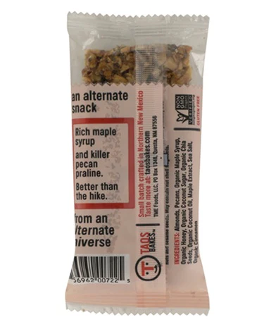 Pecan Praline & Maple Syrup Bar - 1pk - Image 2