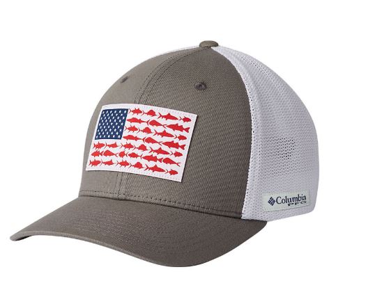 PFG Fish Flag Mesh Ball FlexFit Cap - (High Crown)