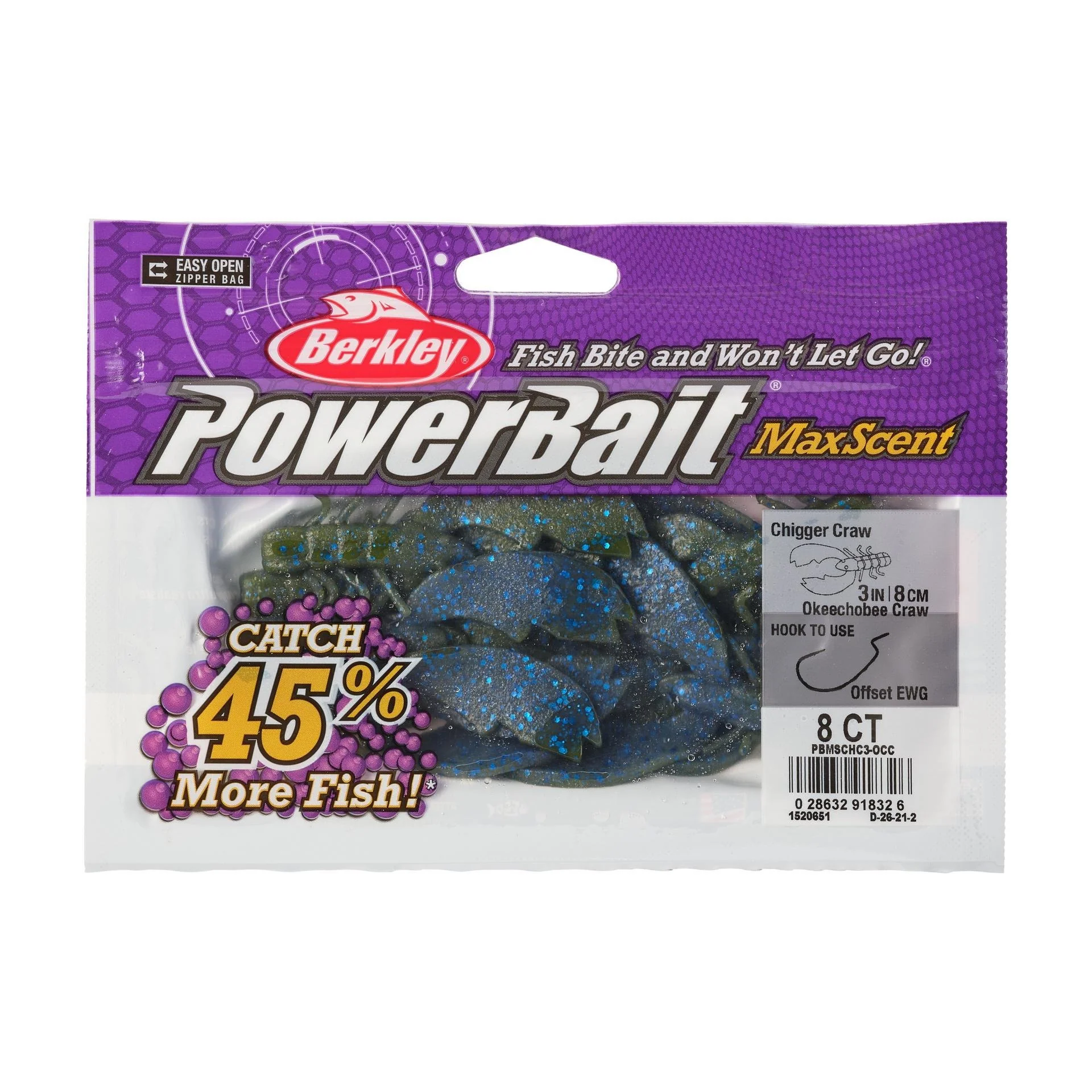 PowerBait MaxScent Chigger Craw - (3 inch) - Image 4