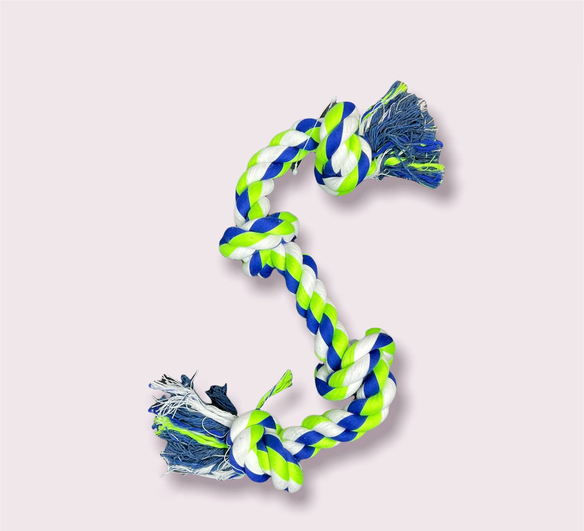 Quadruple Knot Rope Dog Toy - 20" - Image 2