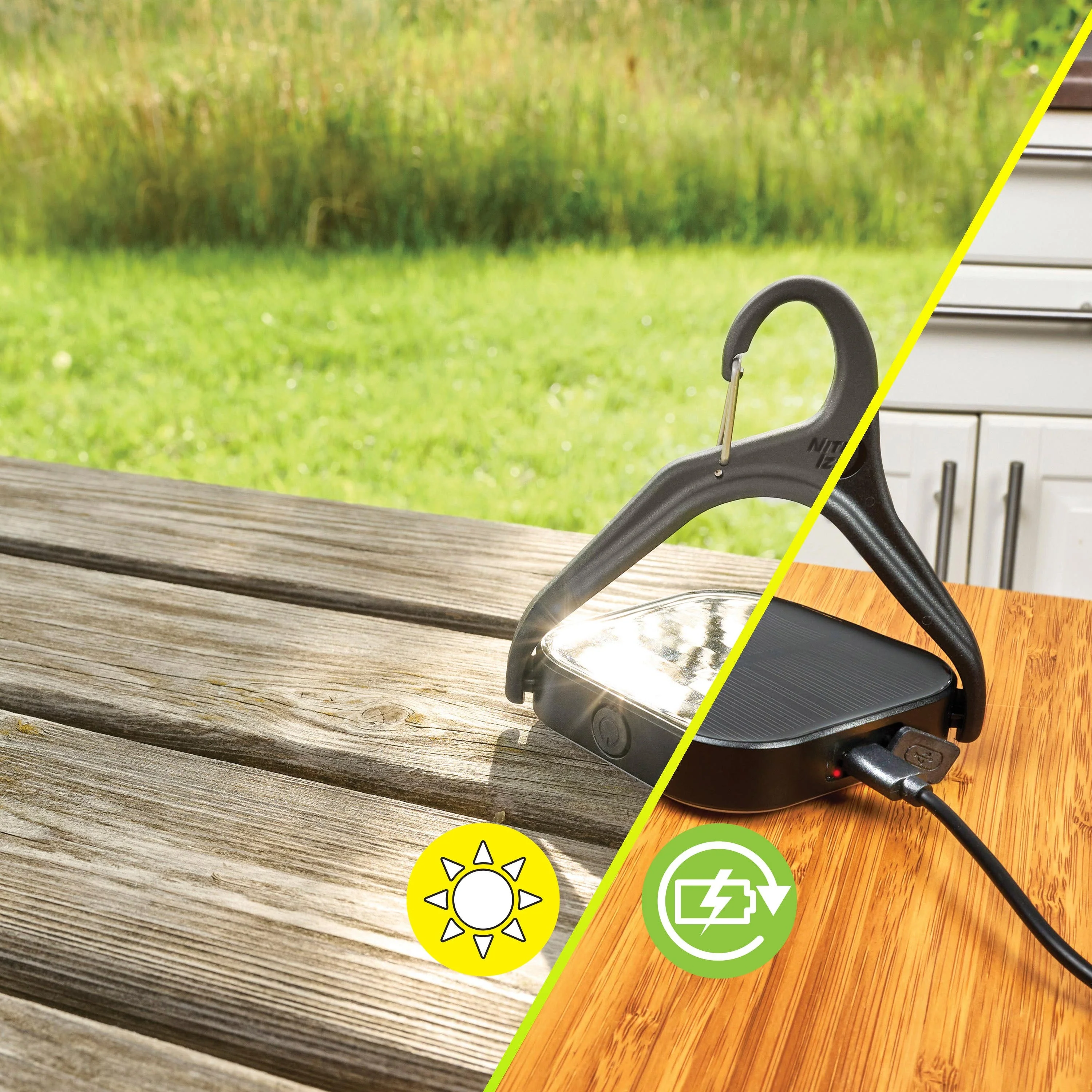 Radiant Revolve Rechargeable & Solar Lantern - Image 4