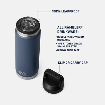 Rambler 26 oz. Water Bottle with Chug Cap - Image 2