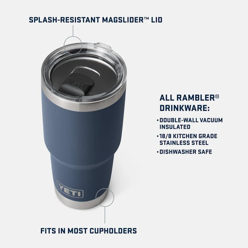 Rambler 30 oz. Tumbler with MagSlider Lid - Image 3