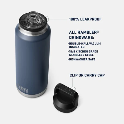 Rambler 46 oz. Water Bottle with Chug Cap - Image 3