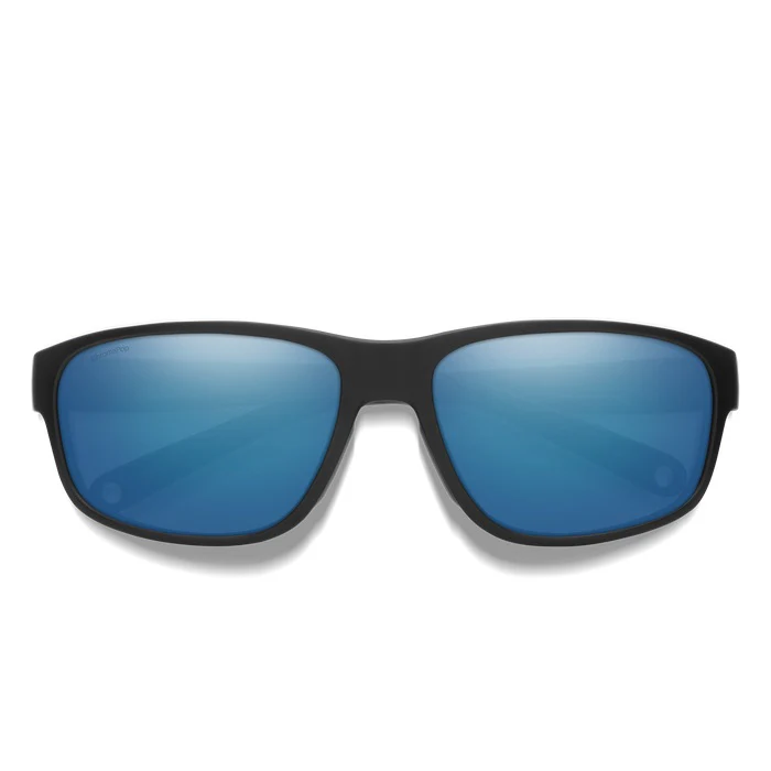 Redding 2 Matte Black Frame with ChromaPop Glass Polarized Blue Mirror Lens Sunglasses - Image 2