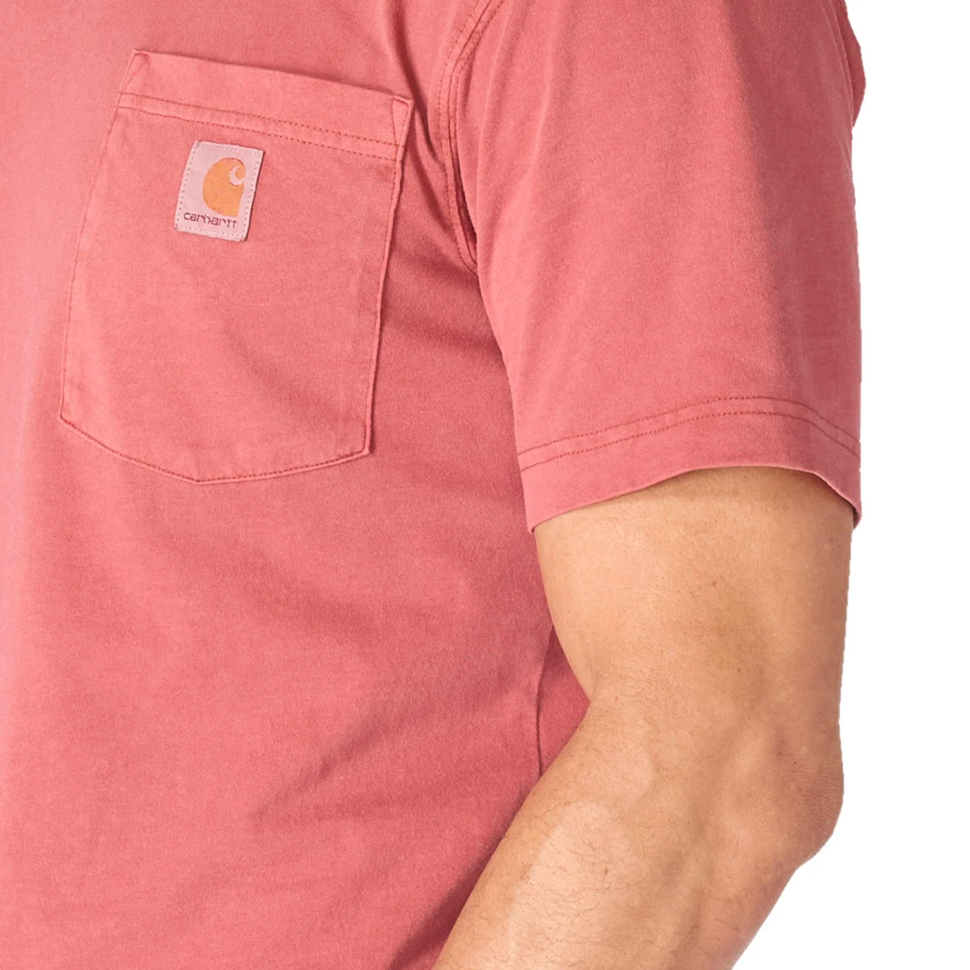 Relaxed Fit Lightweight Short-Sleeve Garment Dyed Pocket T-Shirt - Image 2
