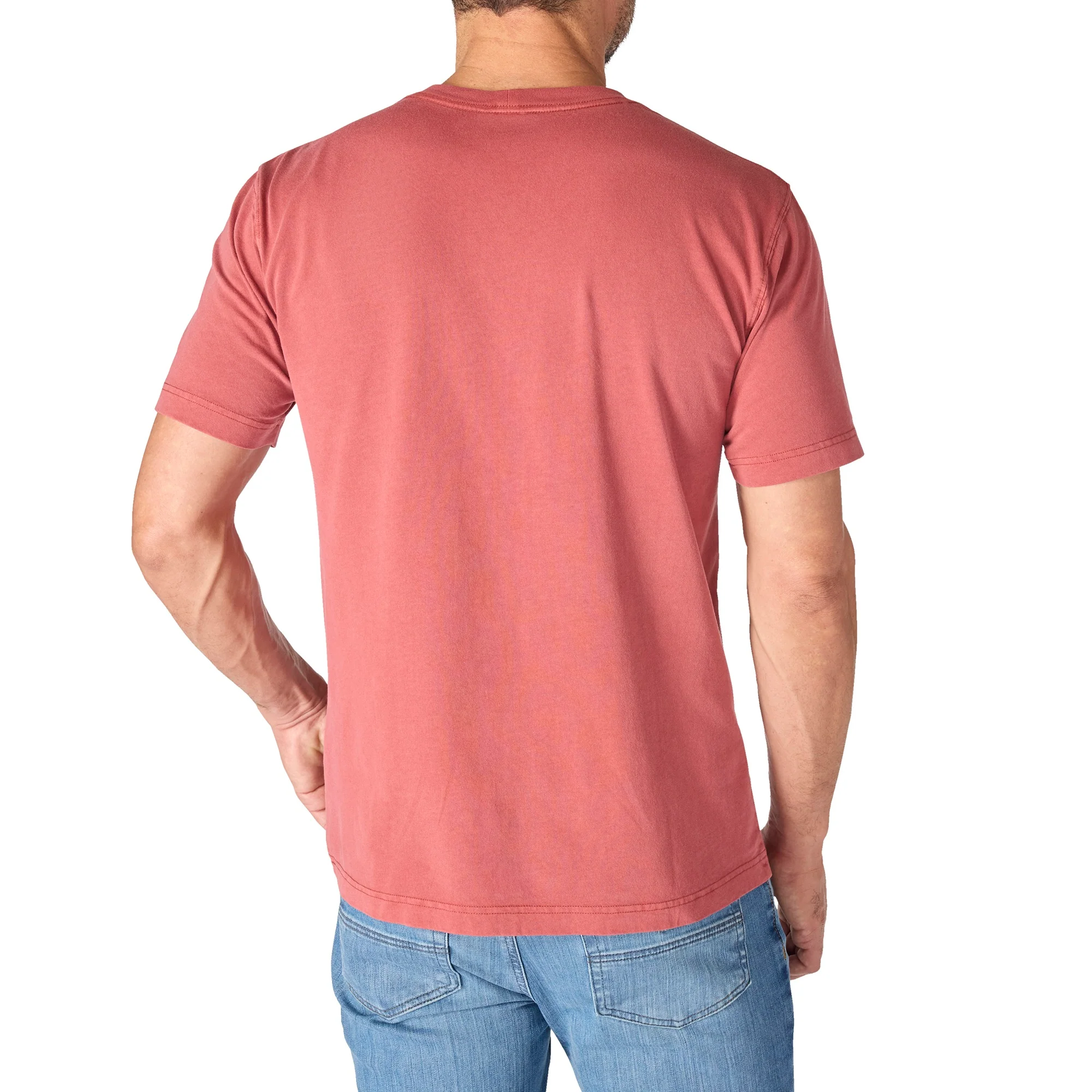 Relaxed Fit Lightweight Short-Sleeve Garment Dyed Pocket T-Shirt - Image 6