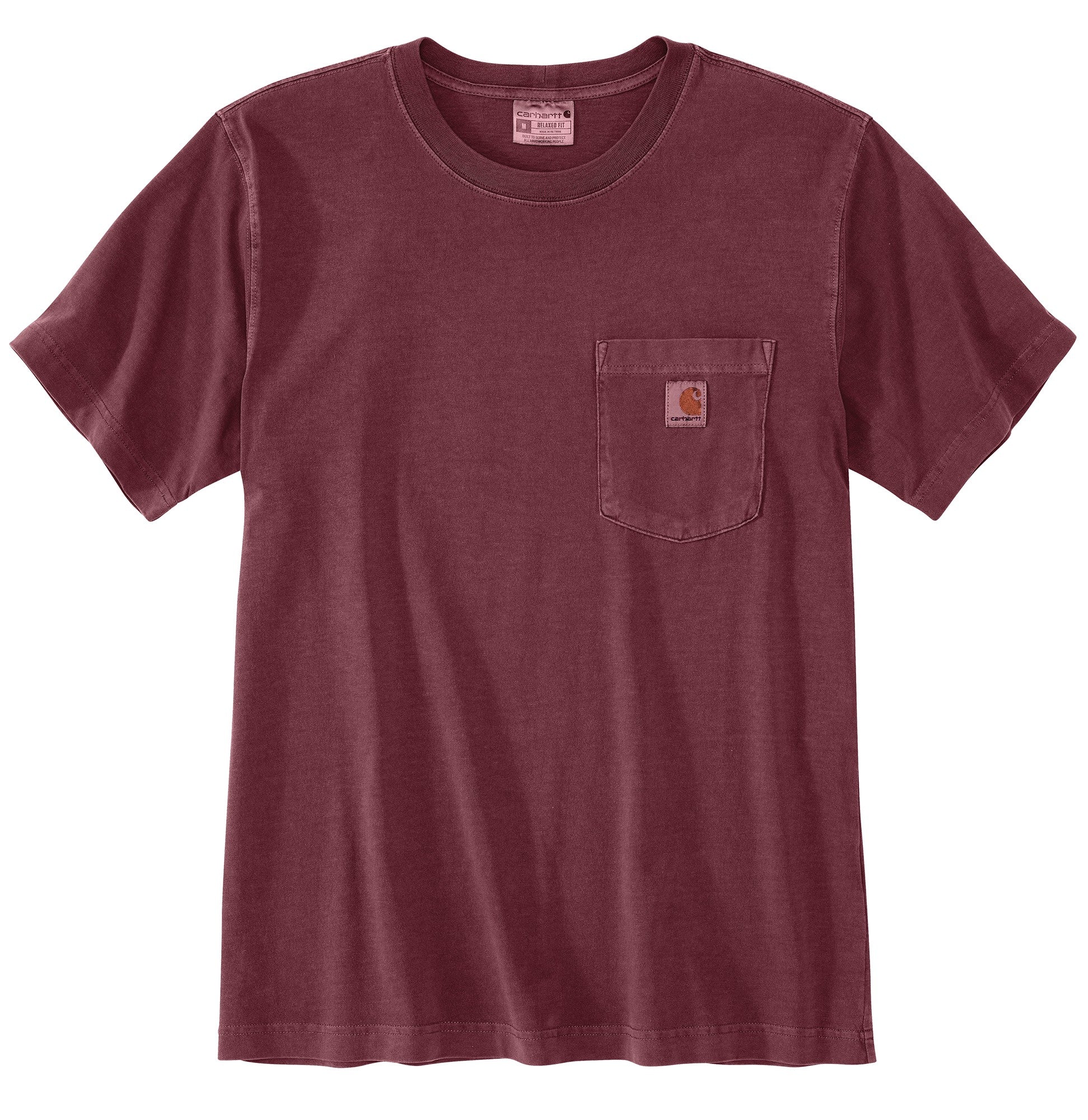 Relaxed Fit Lightweight Short-Sleeve Garment Dyed Pocket T-Shirt