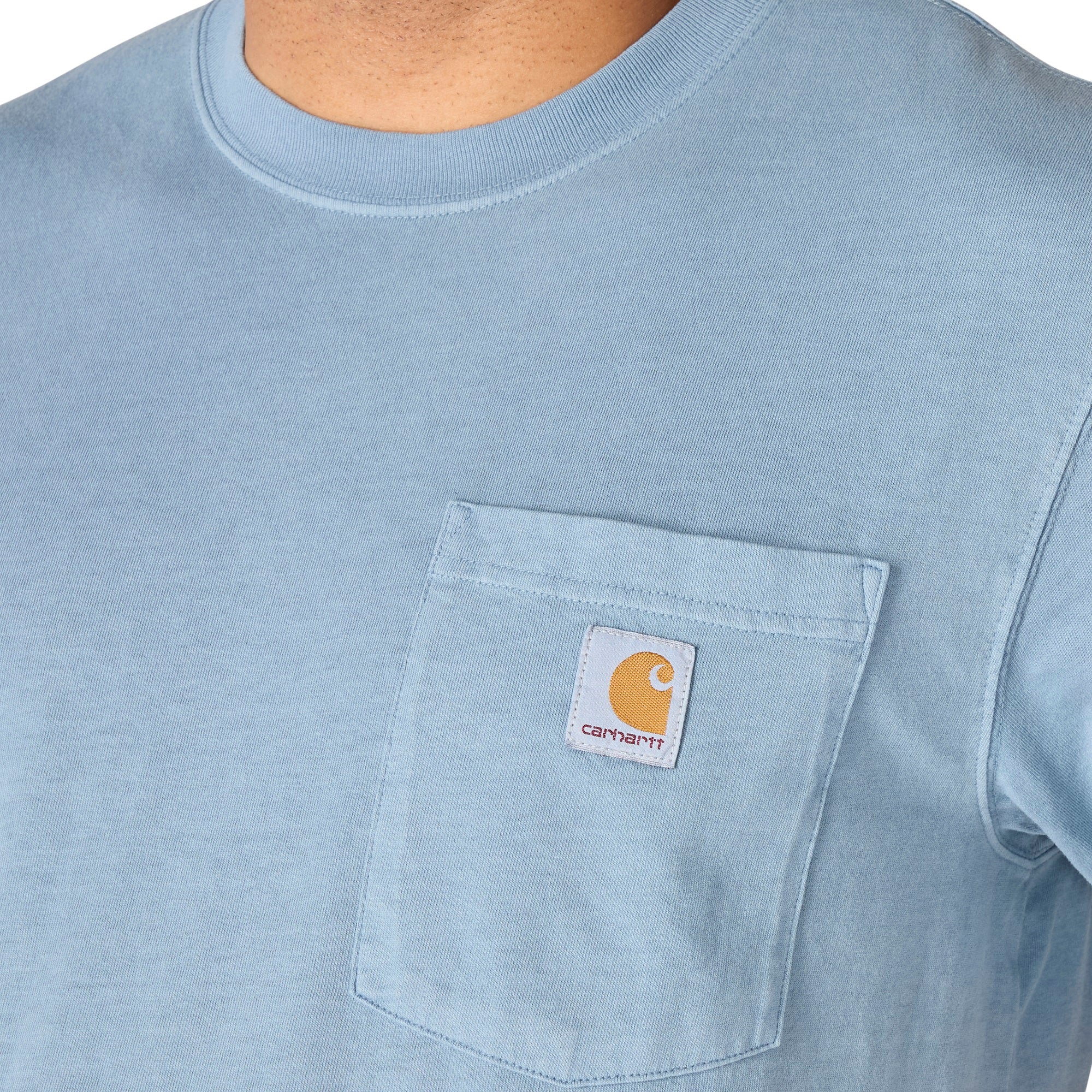 Relaxed Fit Lightweight Short-Sleeve Garment Dyed Pocket T-Shirt - Image 2