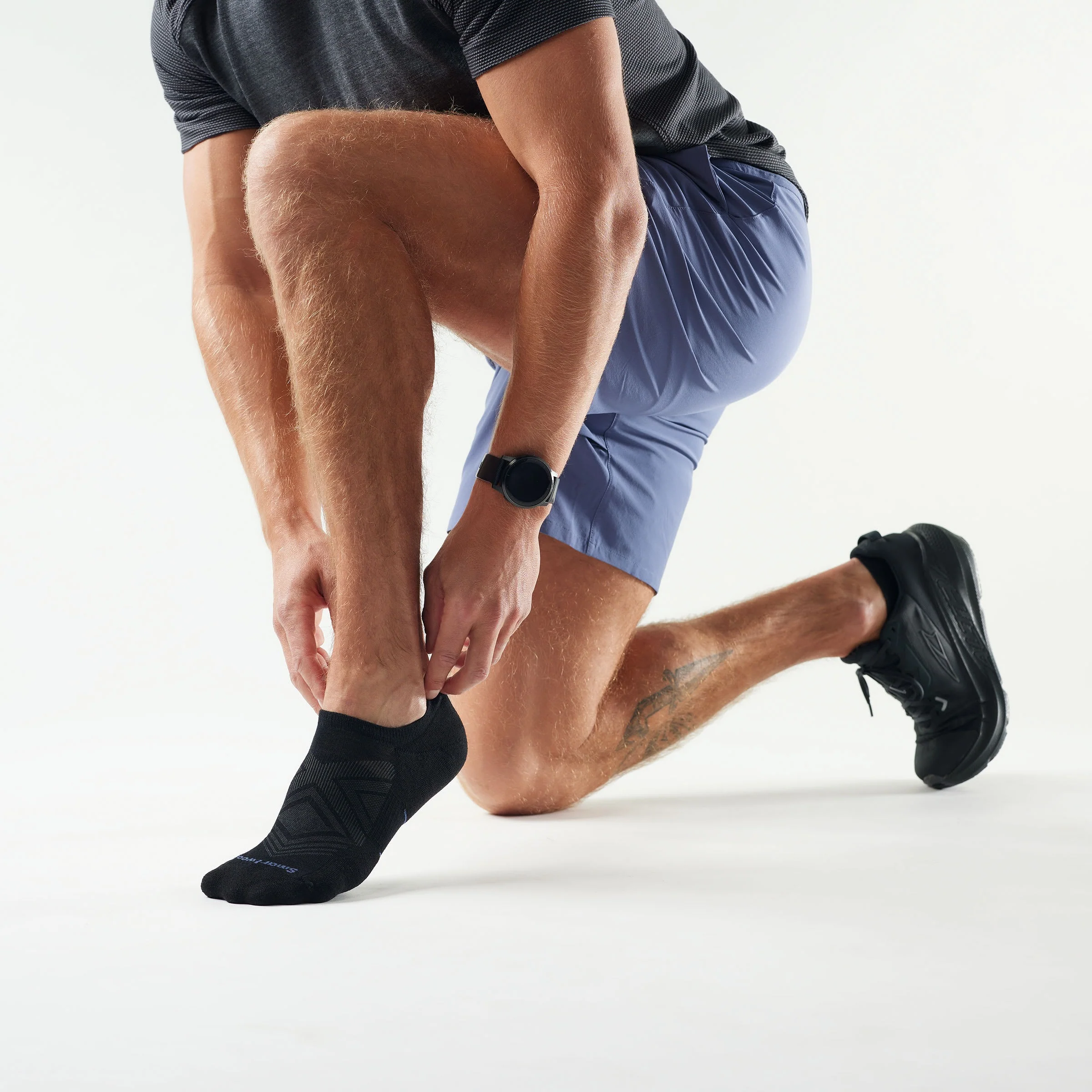 Run Targeted Cushion No Show Socks - Image 2