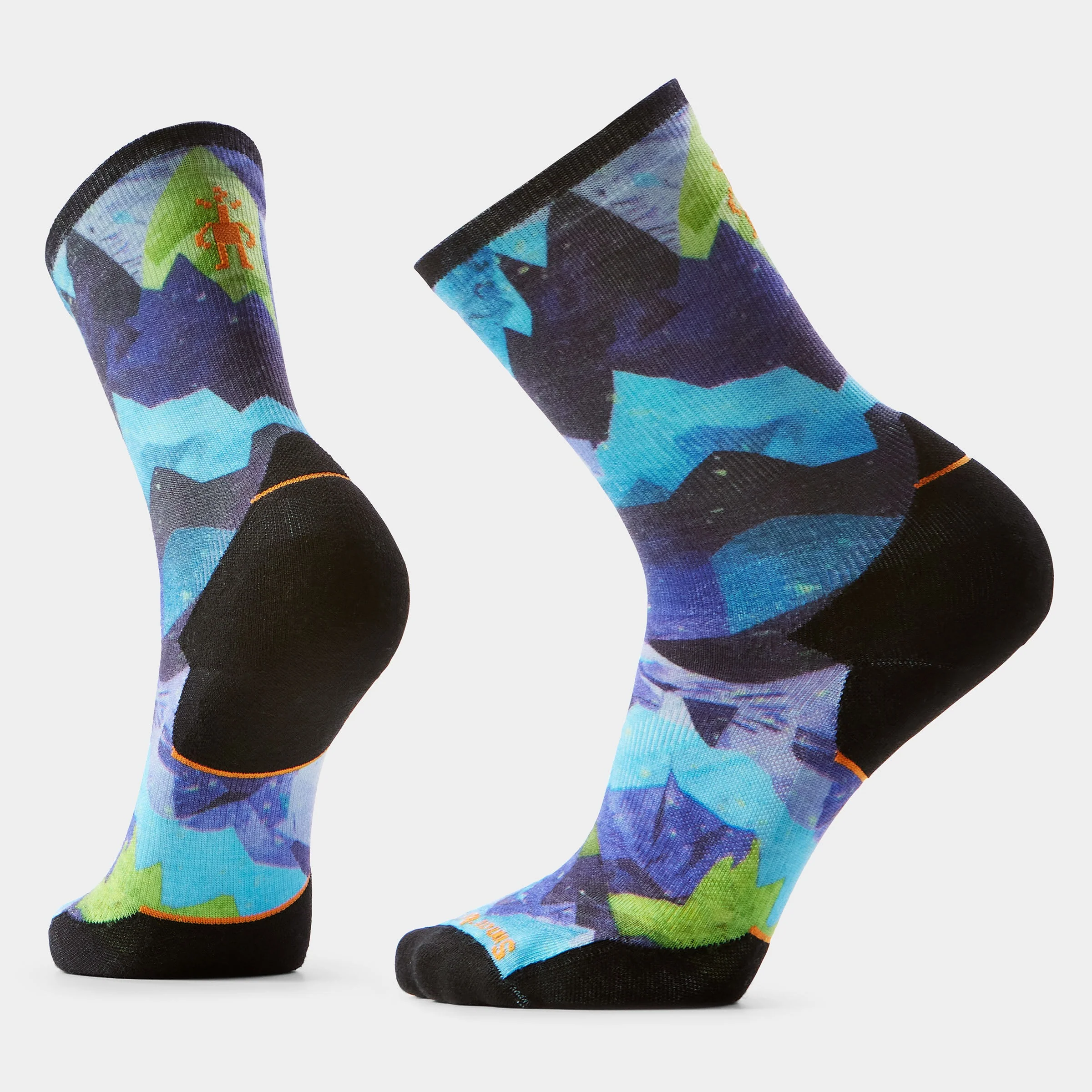 Run Targeted Cushion No Show Socks