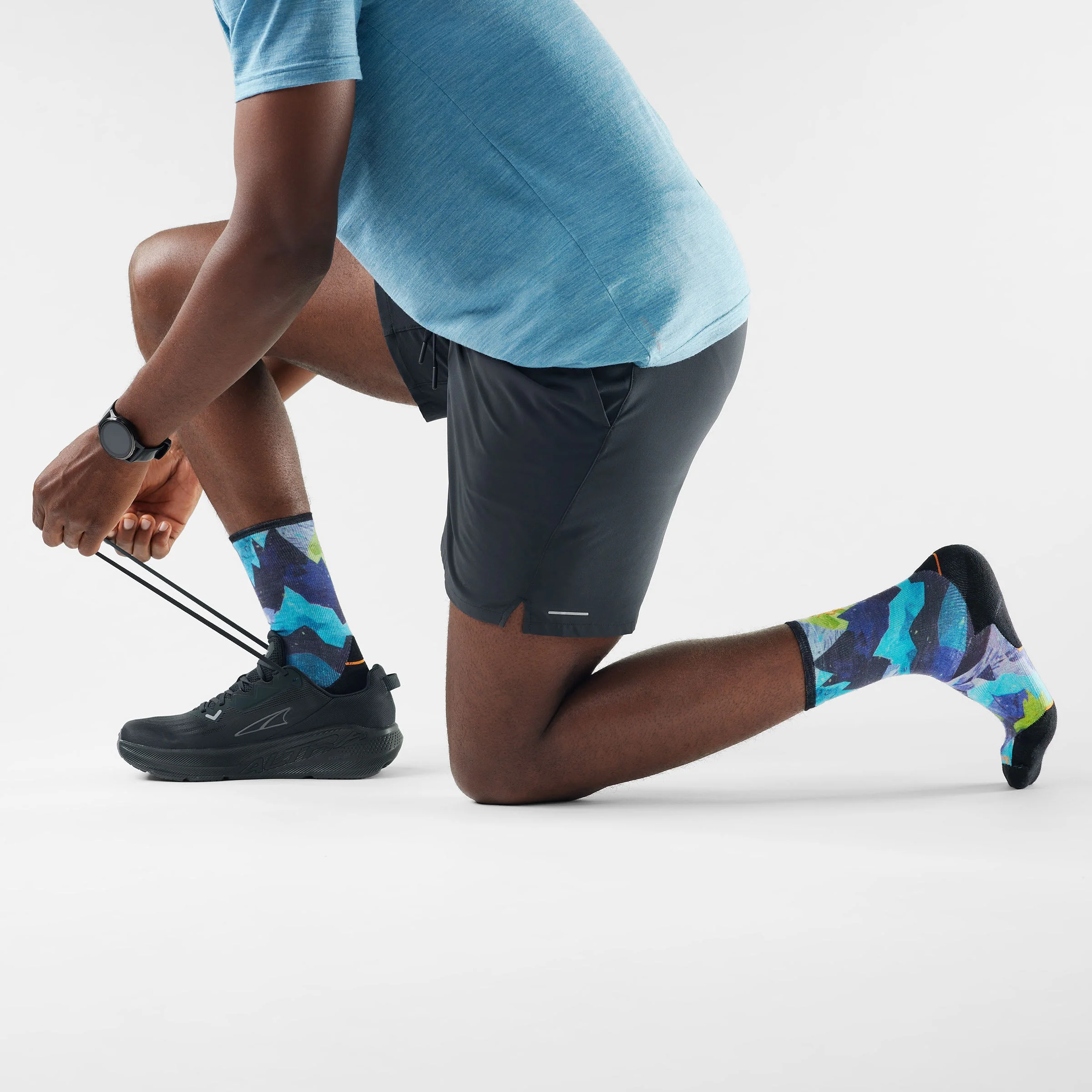Run Targeted Cushion No Show Socks - Image 2