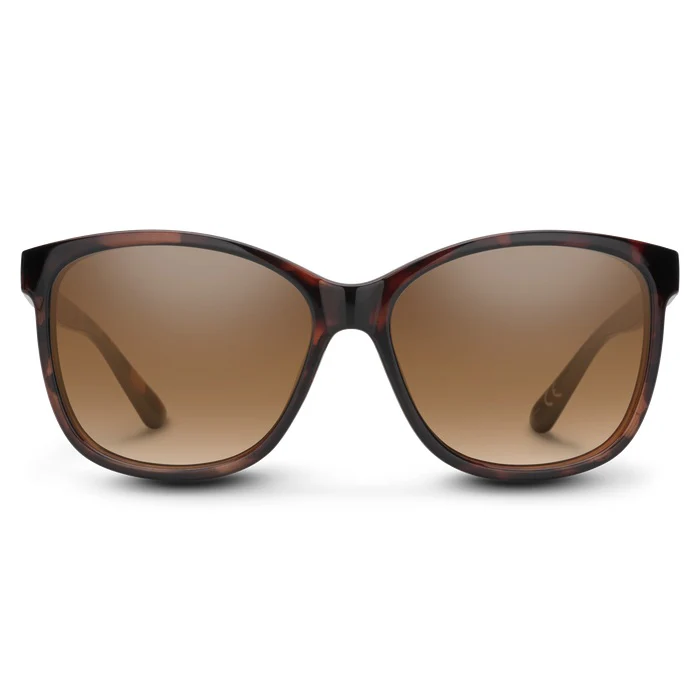Sashay Tortoise Frame with Polarized Brown Gradient Lens Sunglasses - Image 2