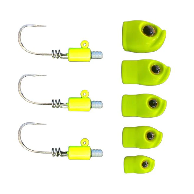 Screwy Head Jigs - (3/0)