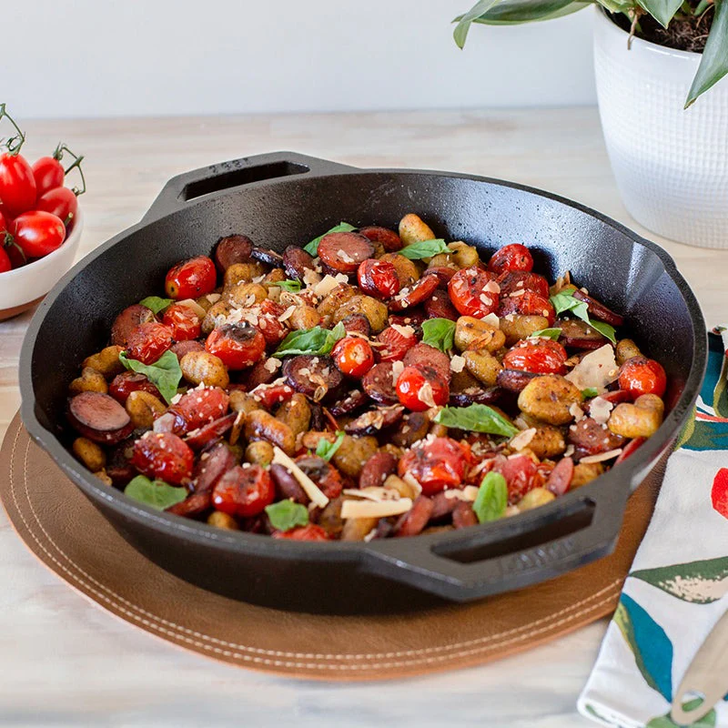 Seasoned Cast Iron Dual Handle Pan - 13.25in. - Image 3