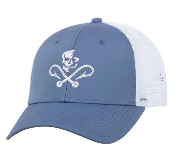 Skull and Hooks Mesh Hat