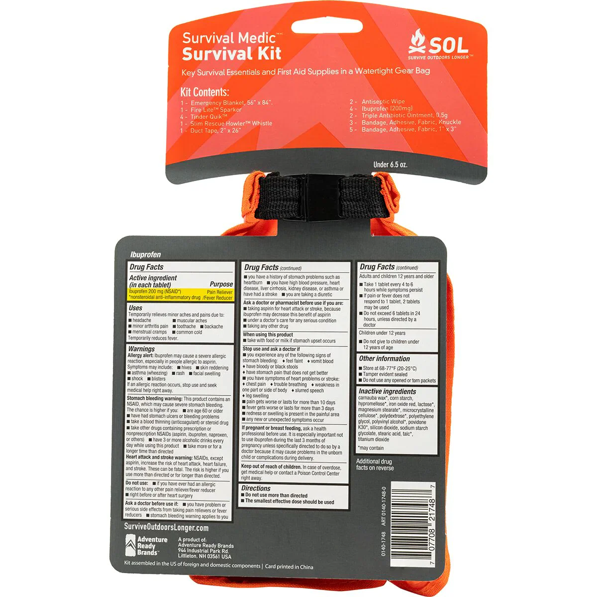 Survival Medic Survival Kit with Dry Bag - Image 2