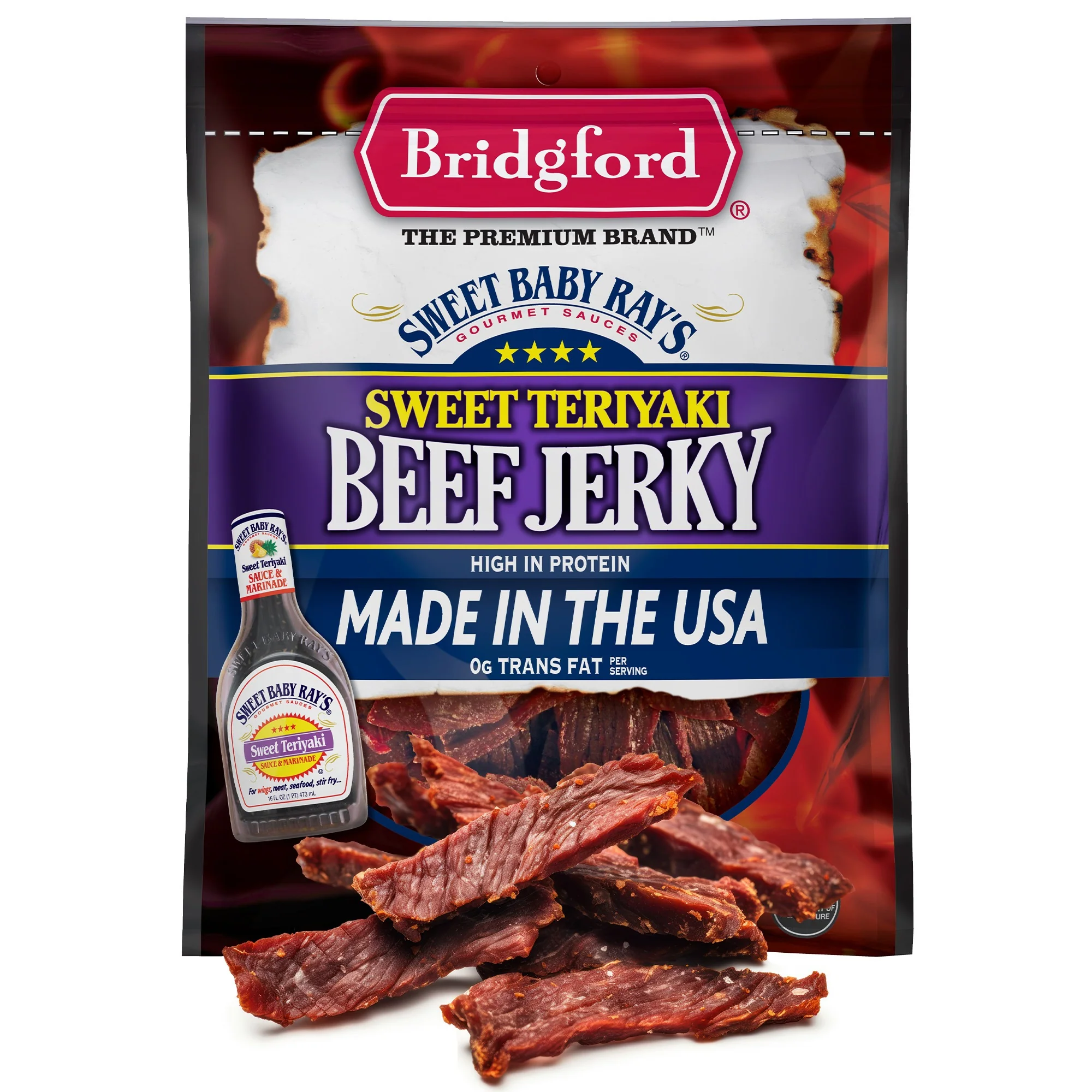 Sweet Teriyaki Jerky 3.25oz.