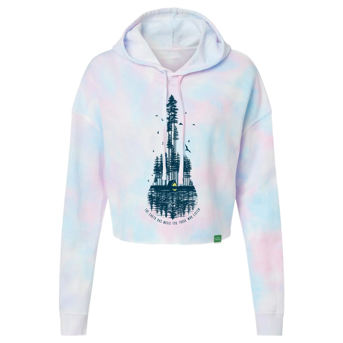 The Earth Has Music Women's Crop Hoodie