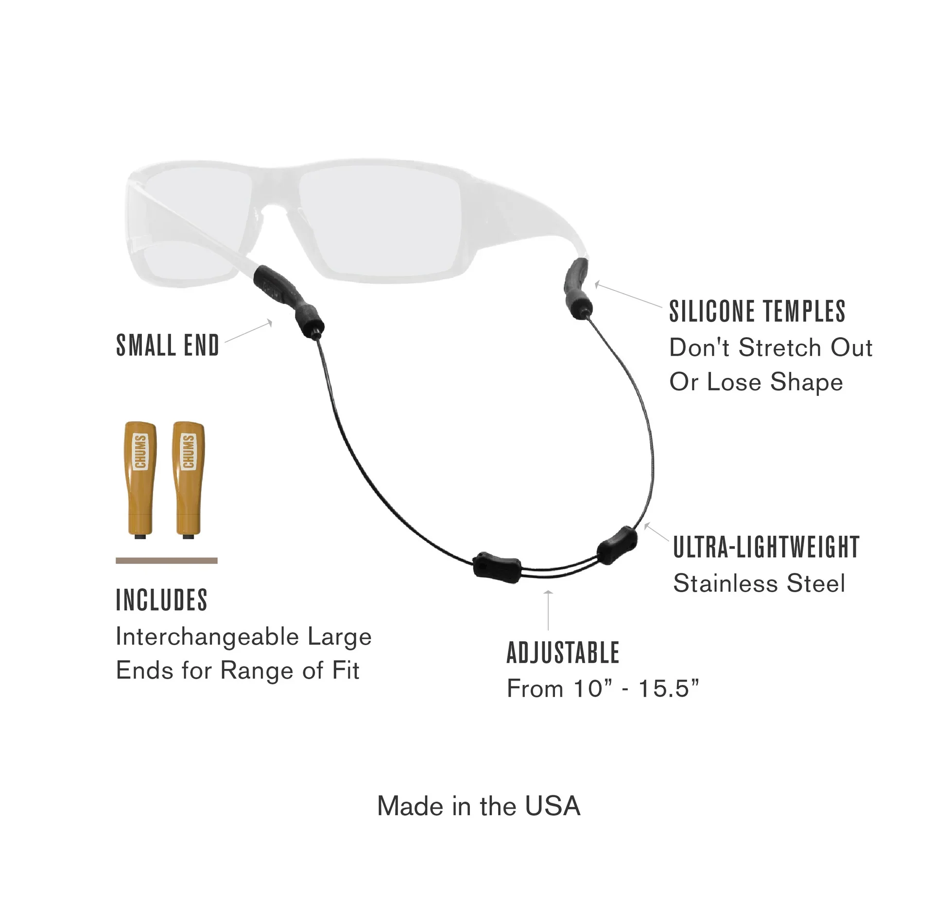 Tideline Adjustable Eyewear Retainer - Image 2