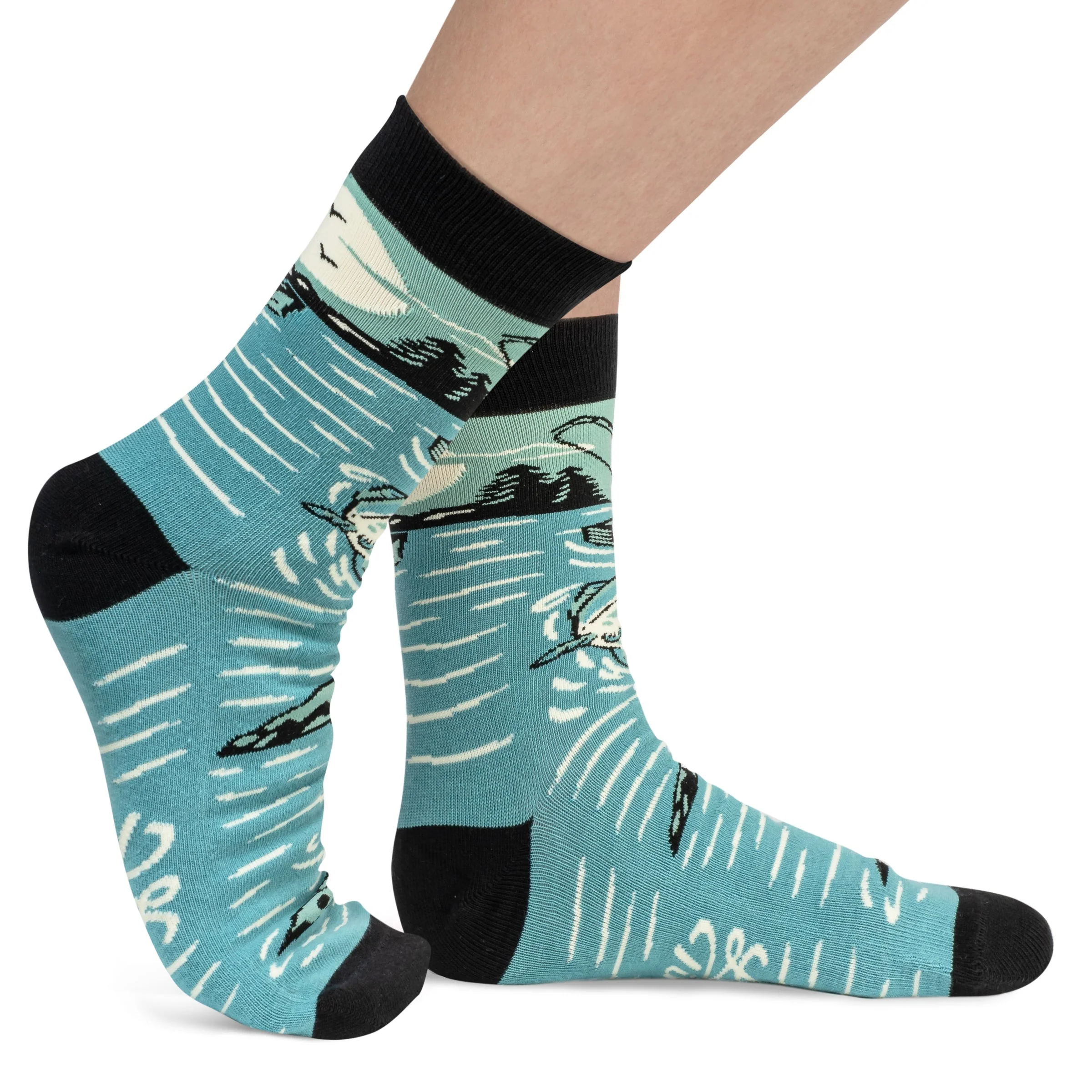 Tight Lines Good Times Fishing Socks - Image 4