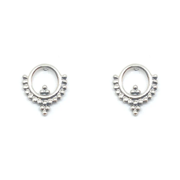 Tiny Charm Post Earring - Henna