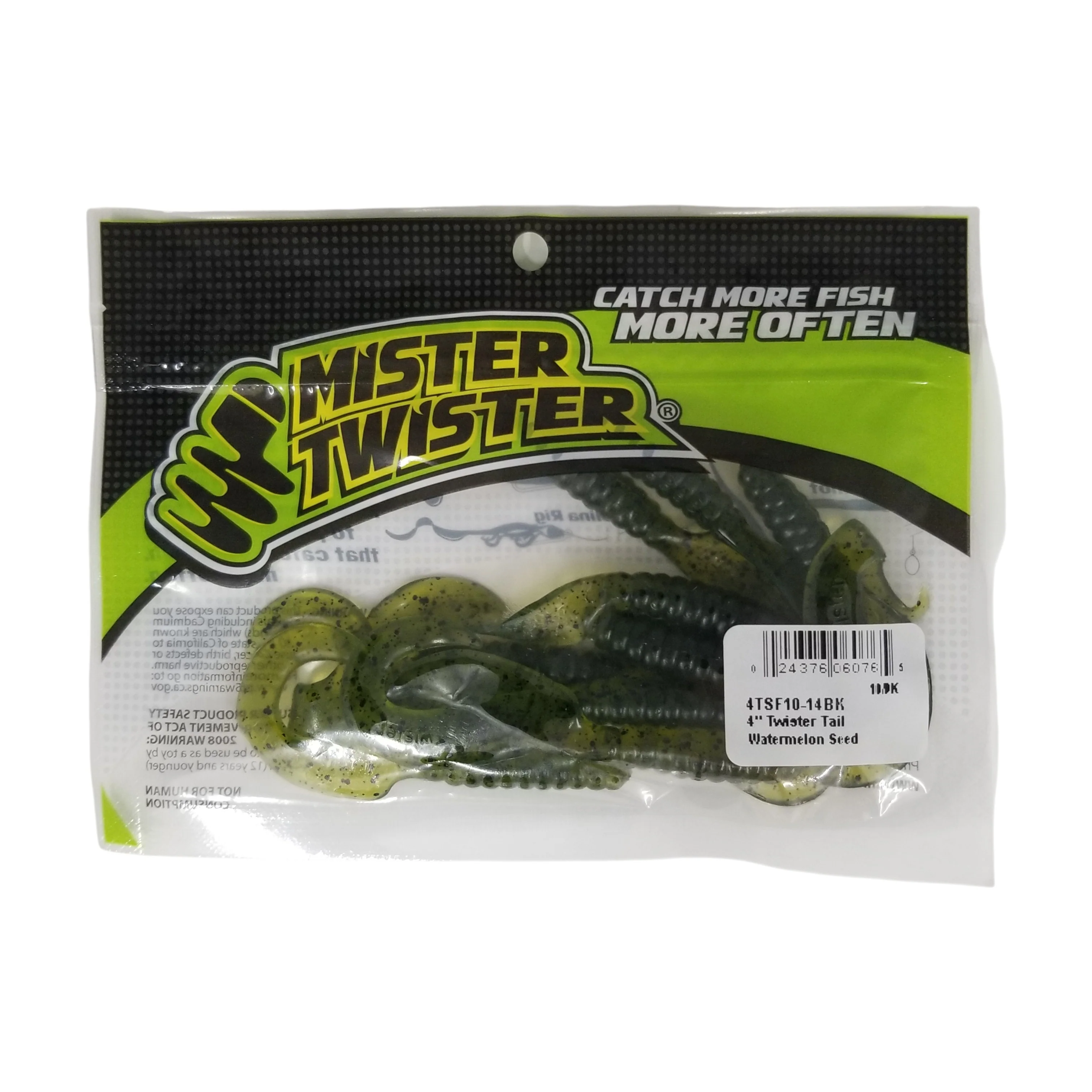 Twister Tail Grub - 4" (10 Pack)