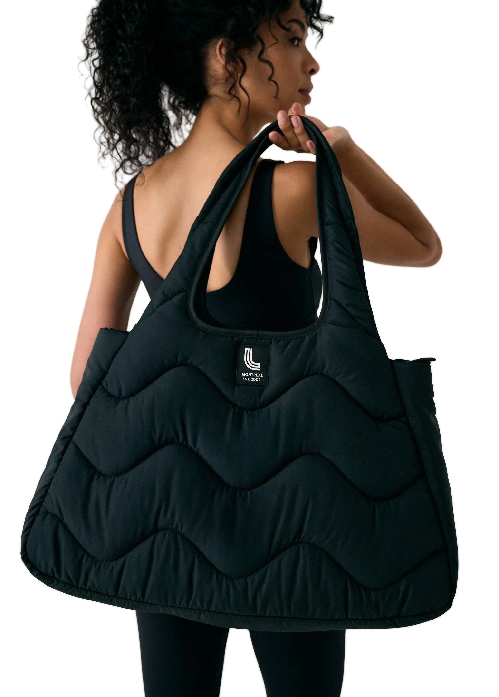 Victoria Oversized Quilted Tote - Image 4