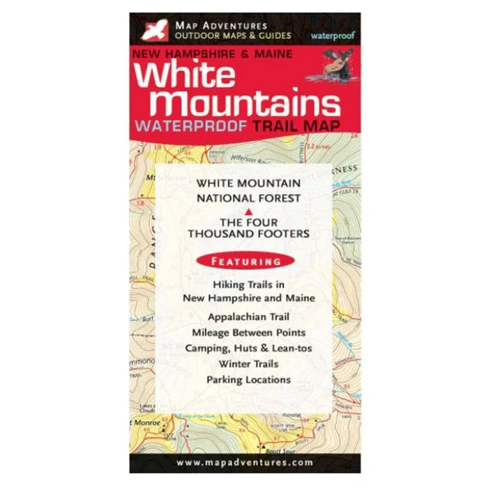 White Mountains Waterproof Map