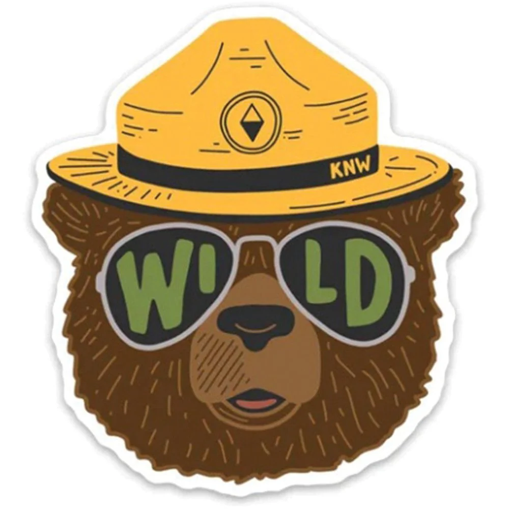 Wild Bear Sticker