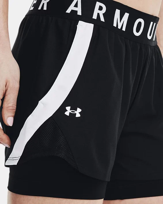 Women`s UA Play Up 2-in-1 Shorts - Image 4