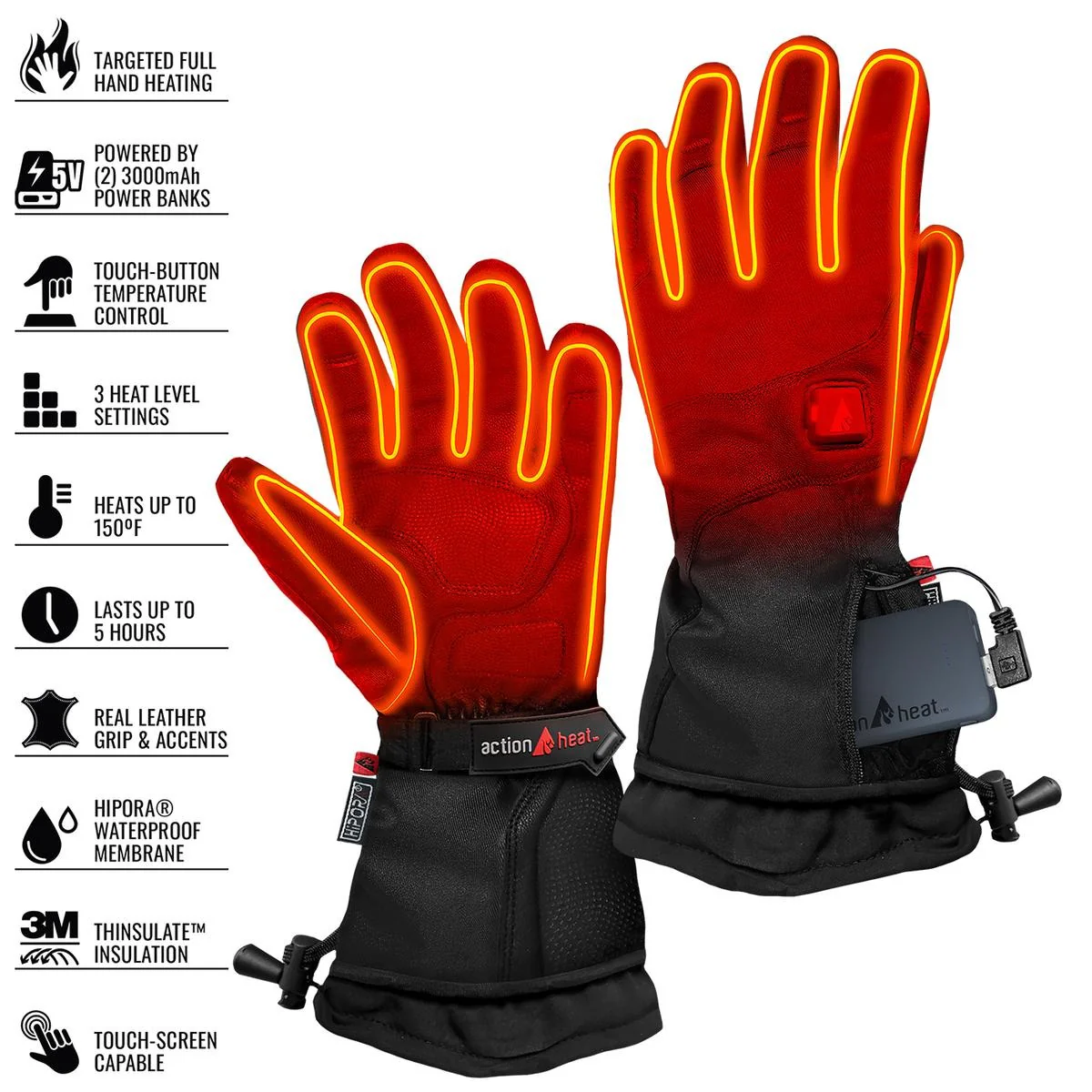 Women's 5V Premium Heated Gloves - Image 3