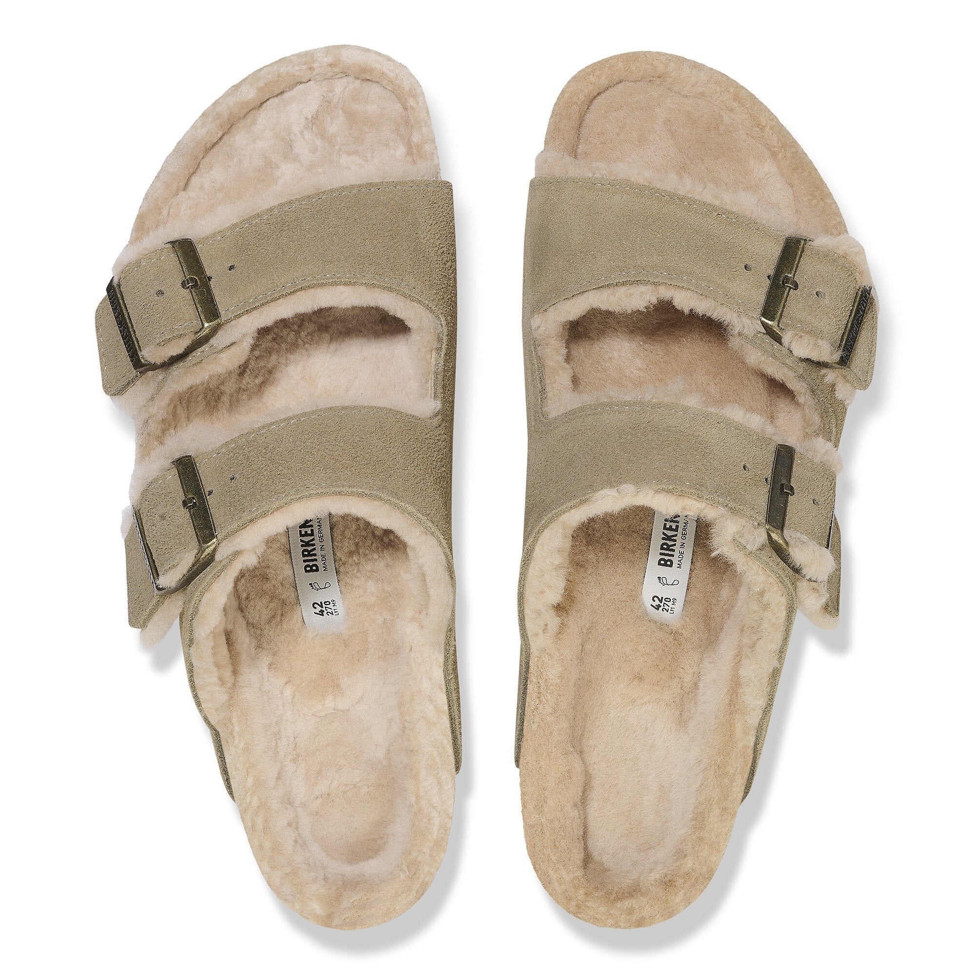 Women's Arizona Shearling Suede Leather Sandal - Image 3