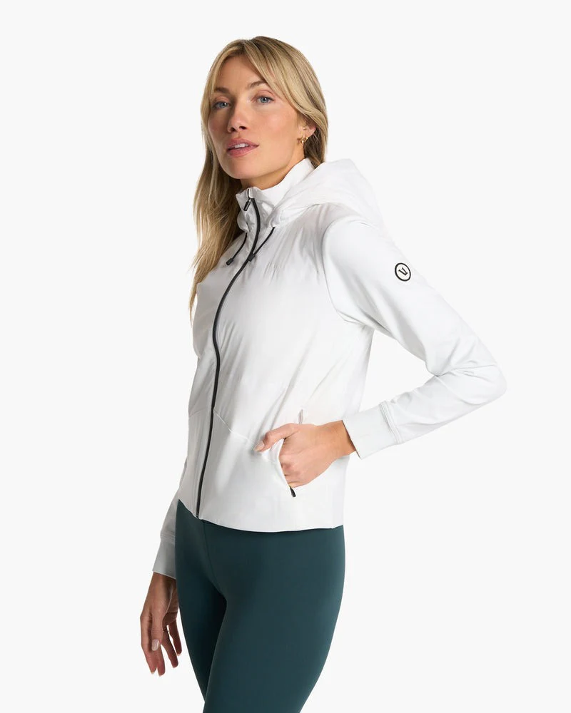 Women's Chilled Out Full Zip in White - Image 2